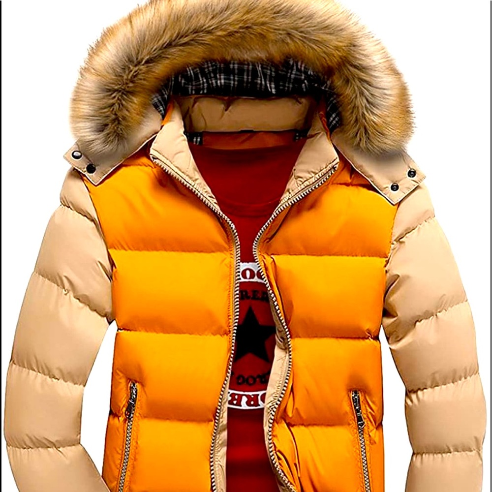 Slim fit winter down quilt jacket